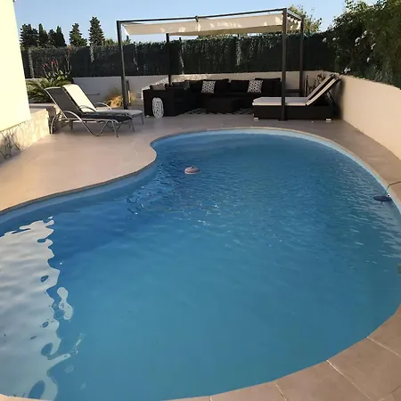 Casa Con Piscina, A/a, Bbq, Wifi Y Garaje En - Es-89-76 *